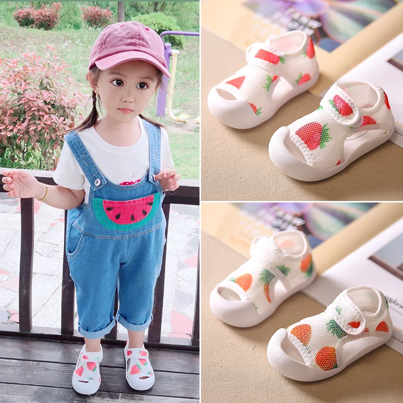 SandQ baby shoes girls sandals mesh newborn infant shoes prewalkers beach shoes nonslip boutique 0-24M strawberry closed toe
SandQ baby shoes girls sandals mesh newborn infant shoes prewalkers beach shoes nonslip boutique 0-24M strawberry closed toe