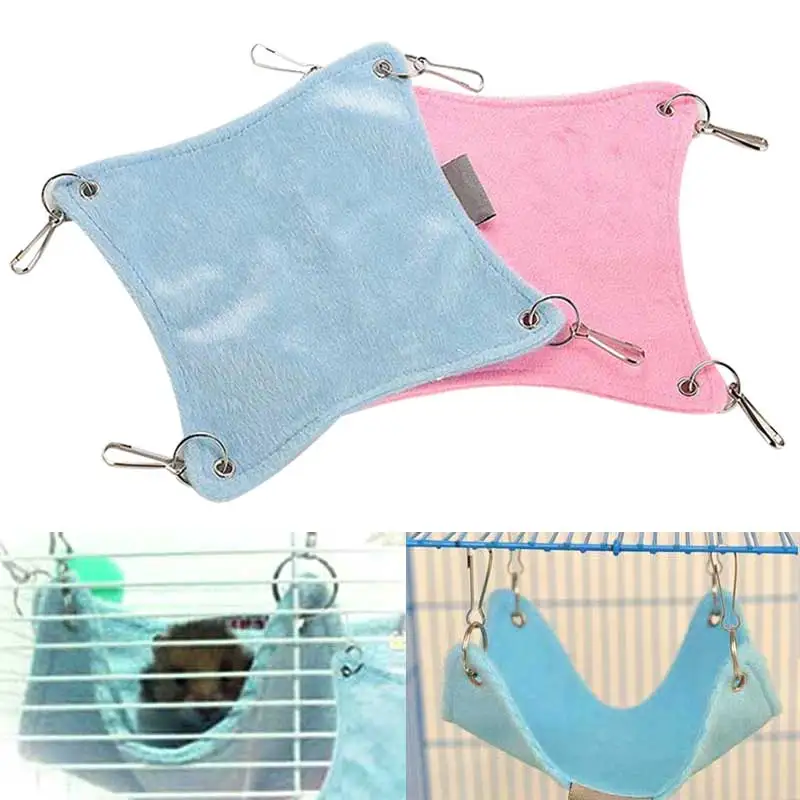 Warm Plush Cloth Hamster Chinchilla Hammock Guinea Pig Rabbit Hanging Bed Cage Accessories lpfk Cages Small Animals Pet Products
Warm Plush Cloth Hamster Chinchilla Hammock Guinea Pig Rabbit Hanging Bed Cage Accessories lpfk Cages Small Animals Pet Products