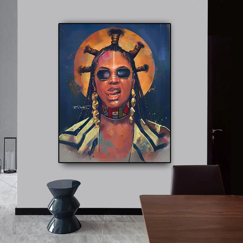 Graffiti Girls whith Earrings and Glasses GoldenNecklace Canvas Painting Oil Painting Poster Modern Wall Art Picture Decor Home
Graffiti Girls whith Earrings and Glasses GoldenNecklace Canvas Painting Oil Painting Poster Modern Wall Art Picture Decor Home