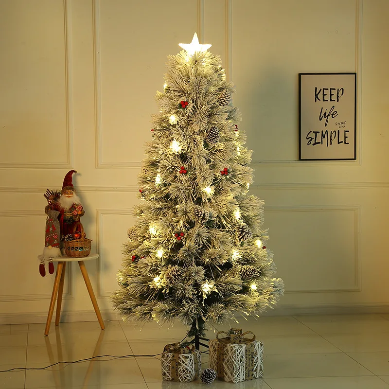 Hot Selling Pine Needles Pine Cone Red Fruit Warm White LED Light Christmas Tree Snow Light Fiber Optic Christmas
Hot Selling Pine Needles Pine Cone Red Fruit Warm White LED Light Christmas Tree Snow Light Fiber Optic Christmas