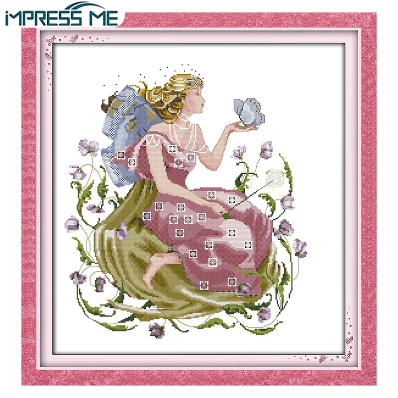 Impress Me Butterfly сказочные, крест-накрест Вышивка Набор для рукоделия DIY европейский стиль наборы для вышивки крестиком для домашнего декора
Impress Me Butterfly сказочные, крест-накрест Вышивка Набор для рукоделия DIY европейский стиль наборы для вышивки крестиком для домашнего декора