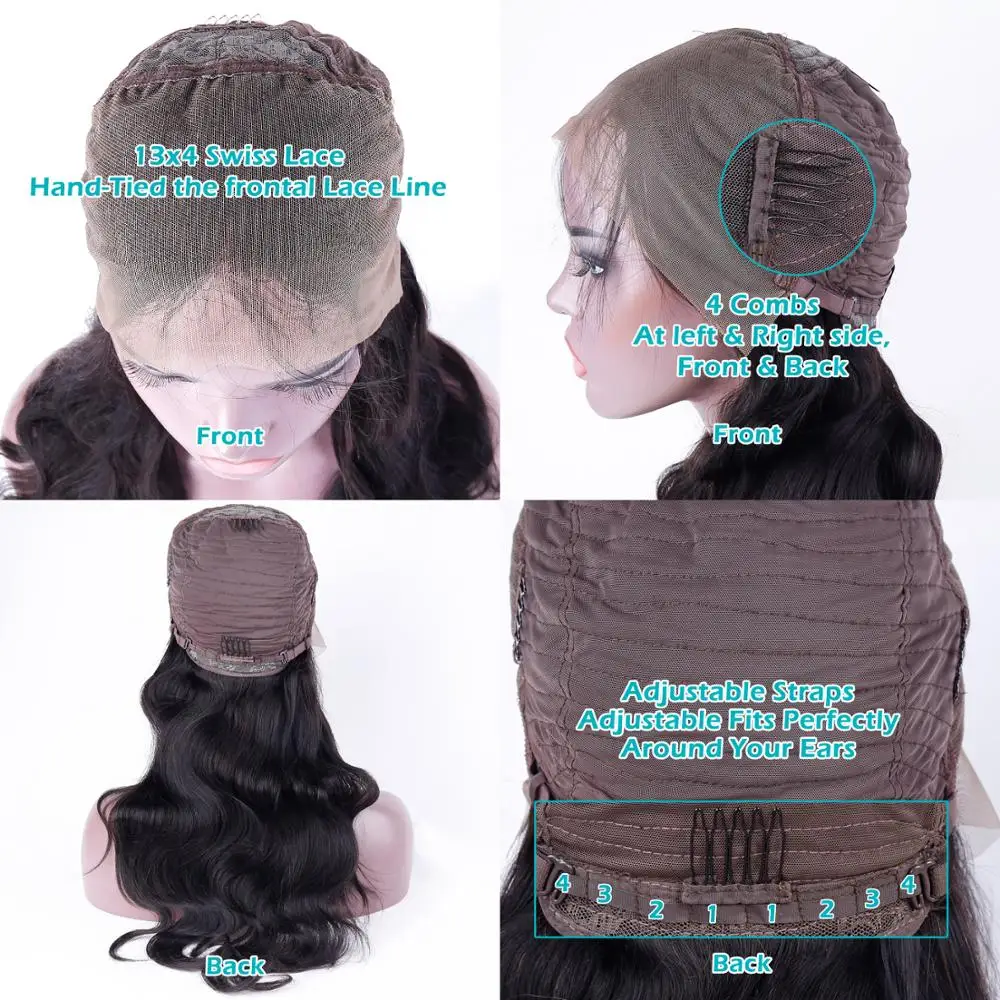 Peruvian Curly Wig Body Wave Lace Front Wig Non-Remy 13X4 Lace Frontal Human Hair Wigs Density 150% Lace Wigs Pelucas De Encaje
Peruvian Curly Wig Body Wave Lace Front Wig Non-Remy 13X4 Lace Frontal Human Hair Wigs Density 150% Lace Wigs Pelucas De Encaje