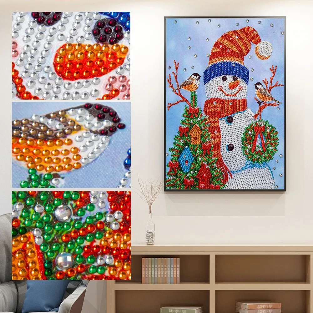 5D Spot Drill Diamond Painting DIY Special-shaped Crystal Bright Diamond Christmas Theme Painting Kit Embroidery Art Hang Decor
5D Spot Drill Diamond Painting DIY Special-shaped Crystal Bright Diamond Christmas Theme Painting Kit Embroidery Art Hang Decor