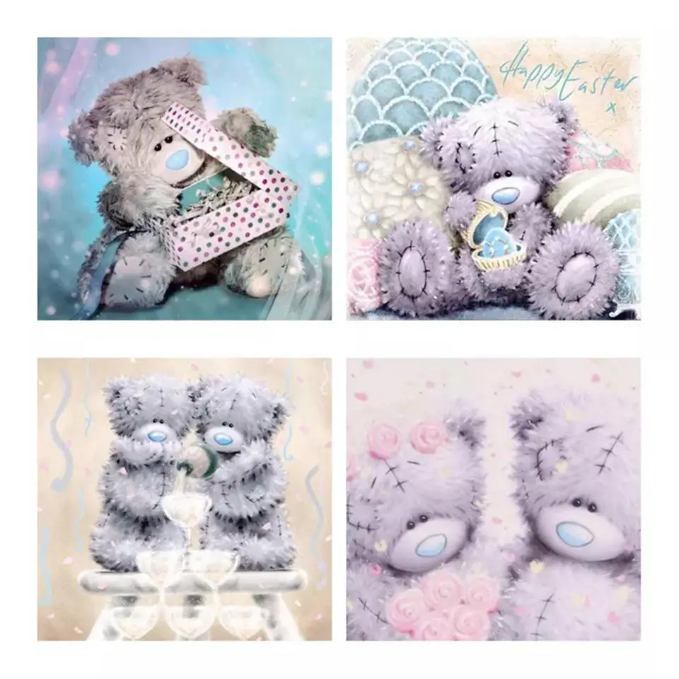 NEW 5D Diy Diamond Painting Cross Stitch hand-made"A stuffed bear" Home Decor Full Rhinestones Inlay Diamond Embroidery mozaïek
NEW 5D Diy Diamond Painting Cross Stitch hand-made"A stuffed bear" Home Decor Full Rhinestones Inlay Diamond Embroidery mozaïek