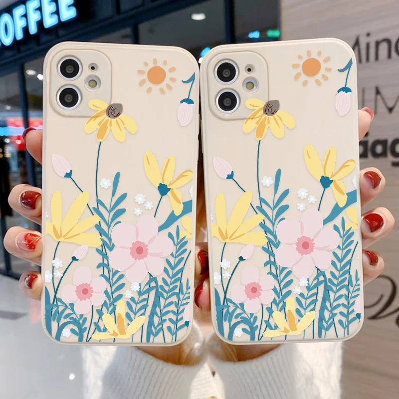 Soft Case For iPhone 12 11 Pro Max Flower Case Lens Protection 11 12 Pro X XR XS 7 8 Plus 6 6S SE 2020 12 Mini Bumper Cover
Soft Case For iPhone 12 11 Pro Max Flower Case Lens Protection 11 12 Pro X XR XS 7 8 Plus 6 6S SE 2020 12 Mini Bumper Cover