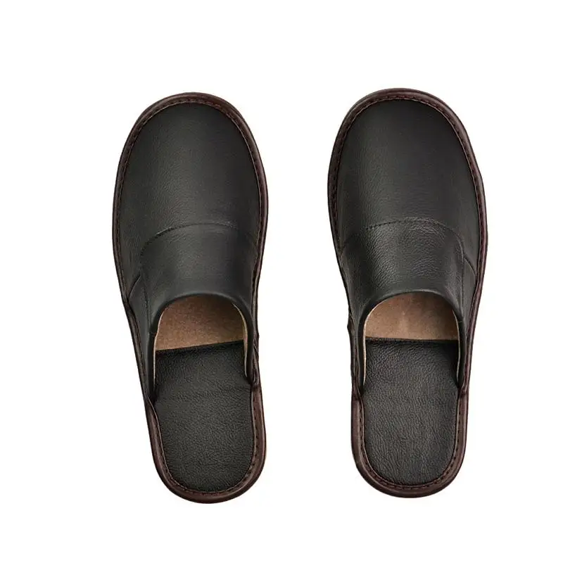 Luxury Cow Split Leather Handmade Men Home Slippers Spring Slip On Soft Comfortable Black Brown Bedroom Indoor Flat Men Shoes
Luxury Cow Split Leather Handmade Men Home Slippers Spring Slip On Soft Comfortable Black Brown Bedroom Indoor Flat Men Shoes