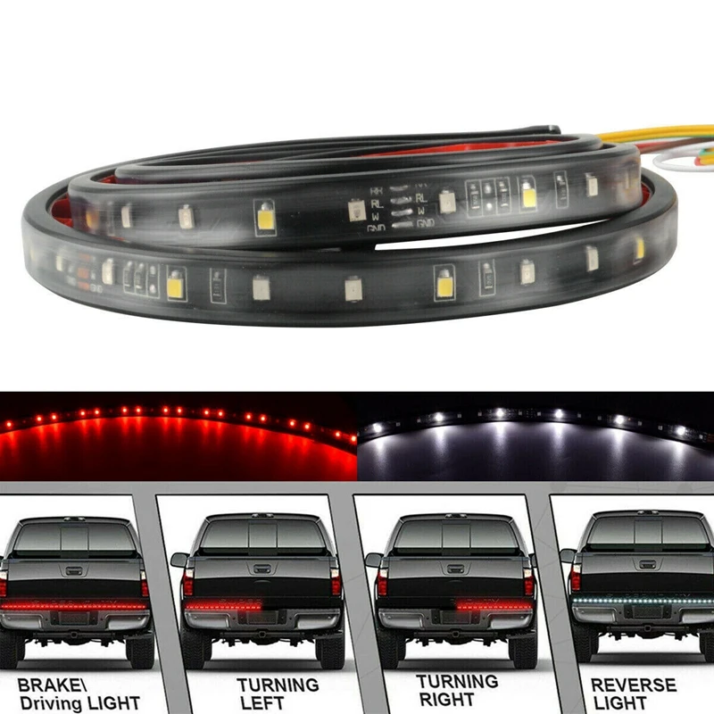 AU04 -60 Inch Triple Row Truck Tailgate Led Strip Light Bar with Reverse Brake Turn Signal for Jeep Pickup Suv for Dodge
AU04 -60 Inch Triple Row Truck Tailgate Led Strip Light Bar with Reverse Brake Turn Signal for Jeep Pickup Suv for Dodge