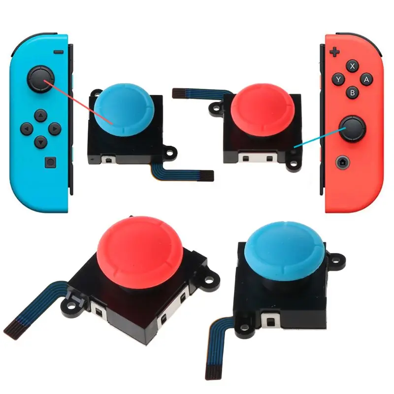3D Analog Joystick Thumb Sticks Sensor Replacements For Nintendo Switch Joy Con Controller Repair Game Accessories for NX Joycon
3D Analog Joystick Thumb Sticks Sensor Replacements For Nintendo Switch Joy Con Controller Repair Game Accessories for NX Joycon