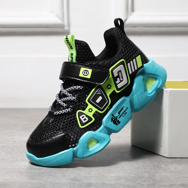 High Quality Children's Shoes Breathable Sneakers For Boys Lightweight Kids Shoes Soft Bottom Running Shoe Tennis
High Quality Children's Shoes Breathable Sneakers For Boys Lightweight Kids Shoes Soft Bottom Running Shoe Tennis