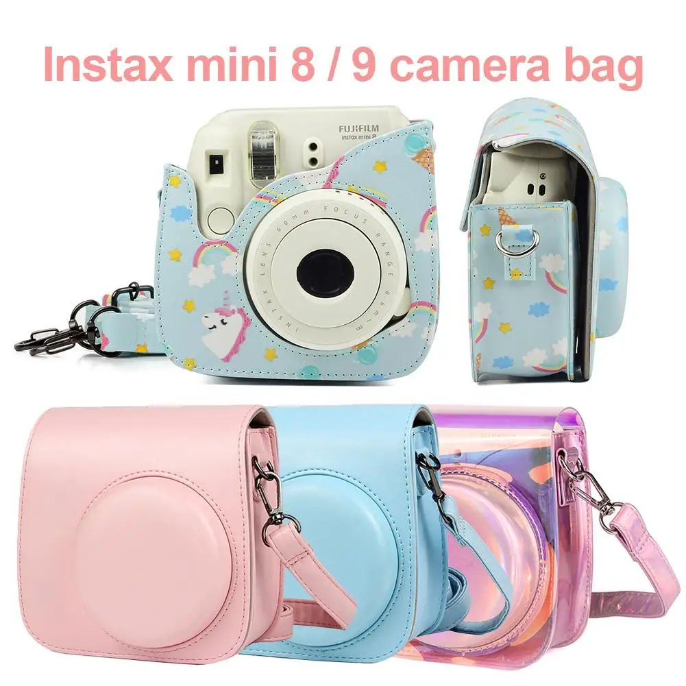 Чехол для камеры Fuji Fujifilm Instax Mini 9 8 сумка из искусственной кожи аксессуары