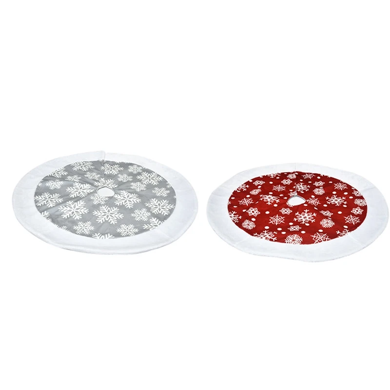 2-Piece Set Of Christmas Ornaments, White Border, Snowflake Tree Skirt, Christmas Tree Apron, Scene Dressing Supplies
2-Piece Set Of Christmas Ornaments, White Border, Snowflake Tree Skirt, Christmas Tree Apron, Scene Dressing Supplies