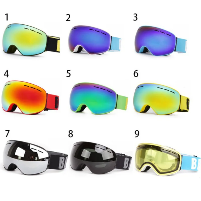 UV400 Anti-fog Snowboard Skiing Eyewear Big Frame Double Layers Windproof Glasses Snow Snowmobile Man Women Goggles
UV400 Anti-fog Snowboard Skiing Eyewear Big Frame Double Layers Windproof Glasses Snow Snowmobile Man Women Goggles