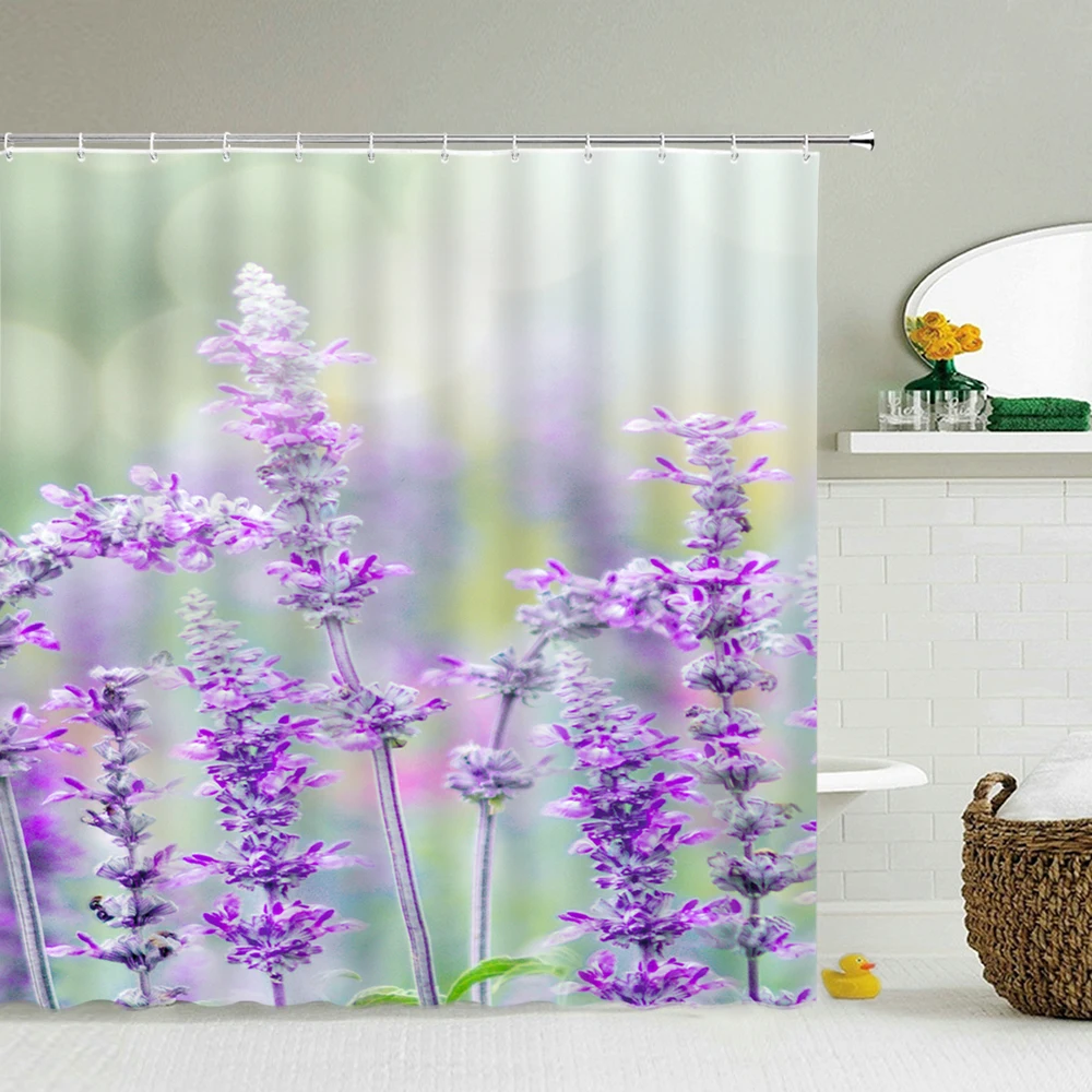 Nature Fresh Flowers Shower Curtain Bathroom Decoration 3D Sunflower Tulip lavender Shower Curtains Waterproof Washable Screen
Nature Fresh Flowers Shower Curtain Bathroom Decoration 3D Sunflower Tulip lavender Shower Curtains Waterproof Washable Screen