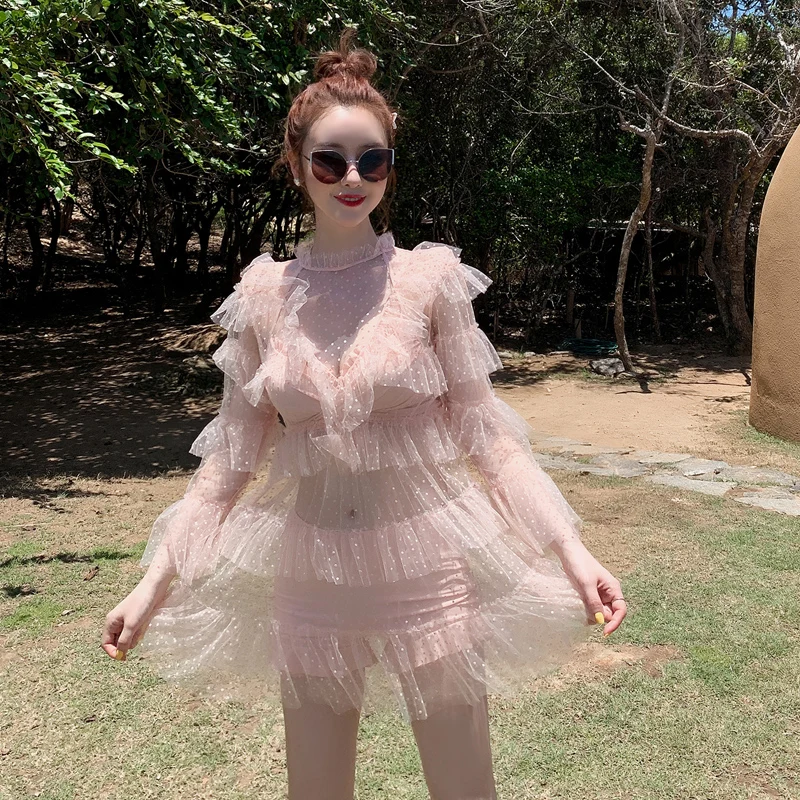 GLAUKE Women New Bikinis Set 2020 Summer Mujer Swimsuit Hight Waist Cute Lace Solid Swimming Wear Push Up Pad Female Bathing Sui 
GLAUKE Women New Bikinis Set 2020 Summer Mujer Swimsuit Hight Waist Cute Lace Solid Swimming Wear Push Up Pad Female Bathing Sui