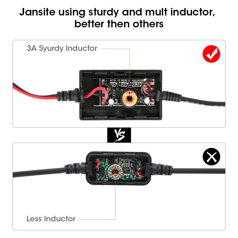 JMCQ Mini USB Hard Wire Kit Fuse Dash Cam 12V for Dash Cam Camcorder Power Adapter Cord Cable Chargeur 4 types Dual-slot
JMCQ Mini USB Hard Wire Kit Fuse Dash Cam 12V for Dash Cam Camcorder Power Adapter Cord Cable Chargeur 4 types Dual-slot