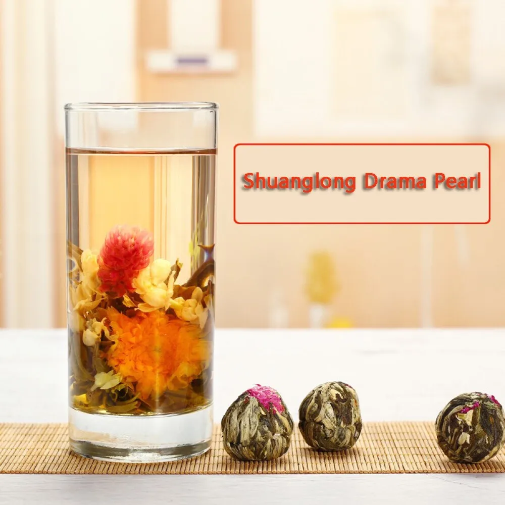 Flower tea craft Jasmine dragon pearl double dragon opera pearl embroidered ball flower tea 250 g package
Flower tea craft Jasmine dragon pearl double dragon opera pearl embroidered ball flower tea 250 g package