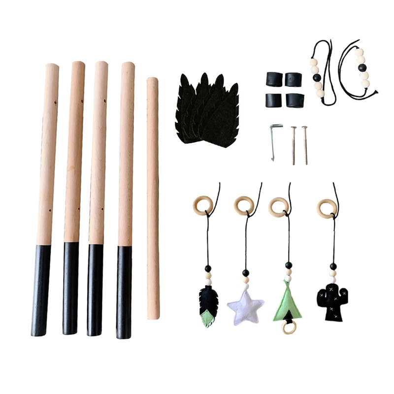 Baby Activity Playing Equipment Fitness Wooden Frame Bracket Toddler Educational Toy for Bedroom Baby Room Living Room
Baby Activity Playing Equipment Fitness Wooden Frame Bracket Toddler Educational Toy for Bedroom Baby Room Living Room