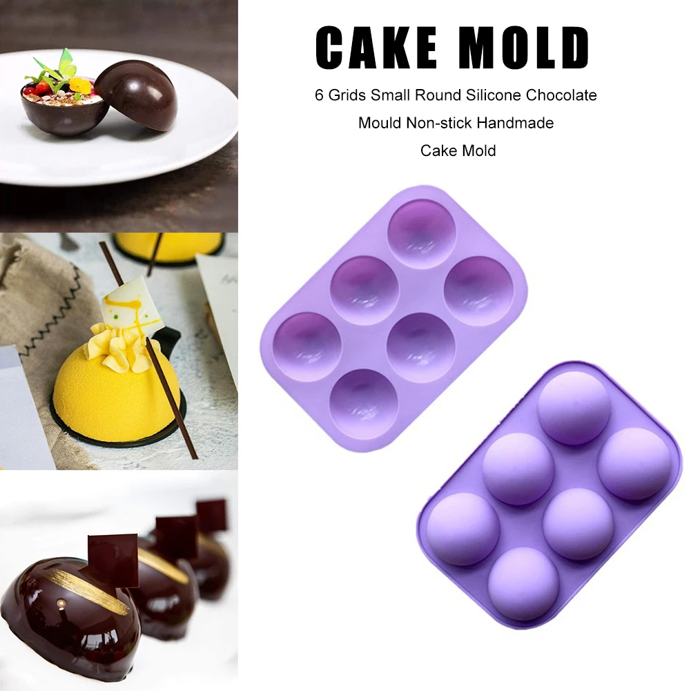 Silicone Cake Mold 6 Pieces Of Small Semicircular Jelly Biscuit Chocolate Making Mold Non Stick Hand Household Baking Utensils
Silicone Cake Mold 6 Pieces Of Small Semicircular Jelly Biscuit Chocolate Making Mold Non Stick Hand Household Baking Utensils