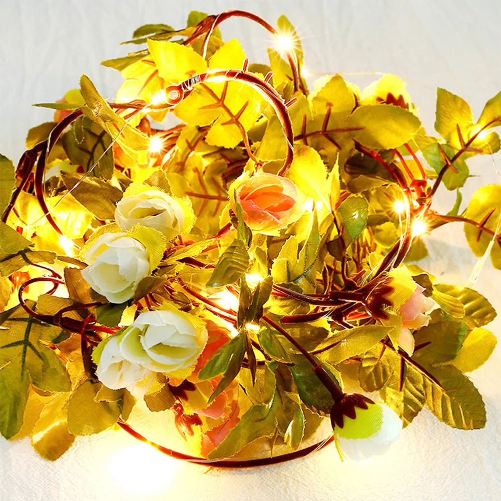 25LED Artificial Flower Rattan String Lights 7.2ft Battery Powered Flower Rattan Garland Plant Fairy Light for Valentine's
25LED Artificial Flower Rattan String Lights 7.2ft Battery Powered Flower Rattan Garland Plant Fairy Light for Valentine's