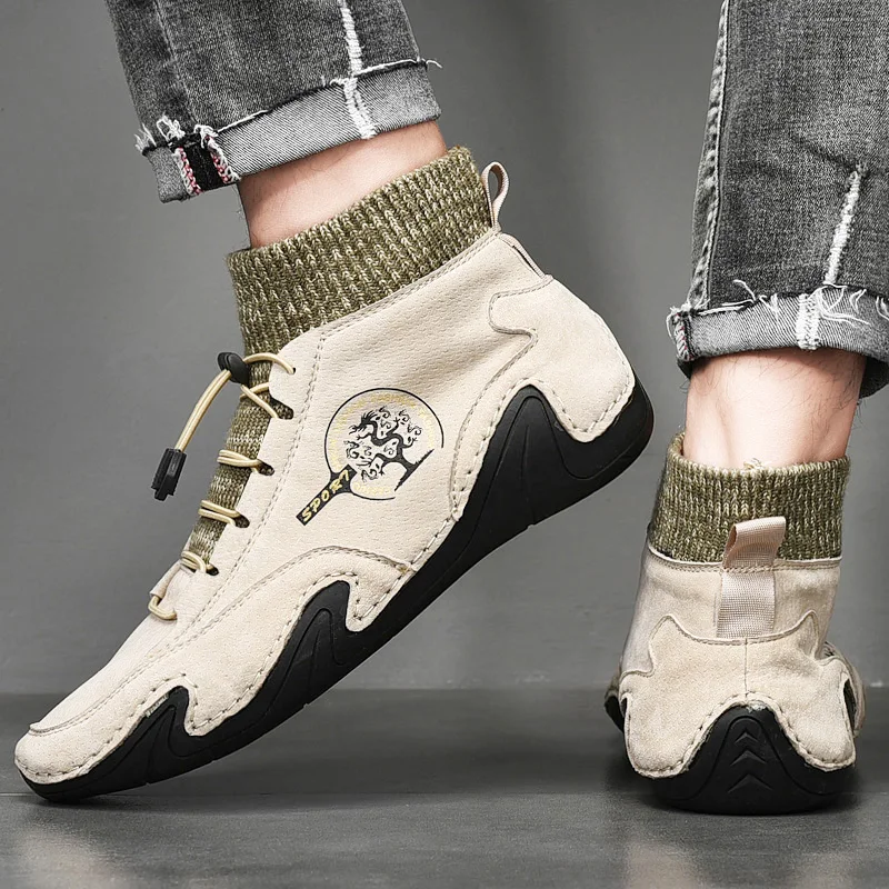 Men Golf Shoes Genuine Pigskin Leather Boots Trendy Golfer Boots Training Shoes Big Size 38-48 Mens Grass Male Golfing Sneakers
Men Golf Shoes Genuine Pigskin Leather Boots Trendy Golfer Boots Training Shoes Big Size 38-48 Mens Grass Male Golfing Sneakers
