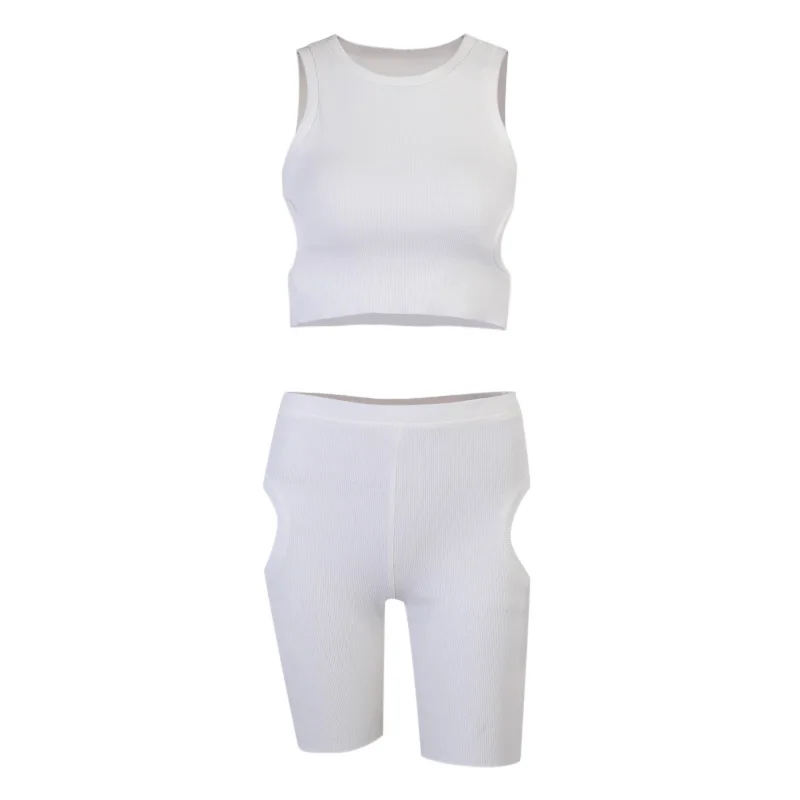 Wannathis Hollow Out Sexy Women Two Piece Short Set Summer Crop Top 2021Streetwear Sleeveless Casual Ladies Clothes Fashion Sexy
Wannathis Hollow Out Sexy Women Two Piece Short Set Summer Crop Top 2021Streetwear Sleeveless Casual Ladies Clothes Fashion Sexy