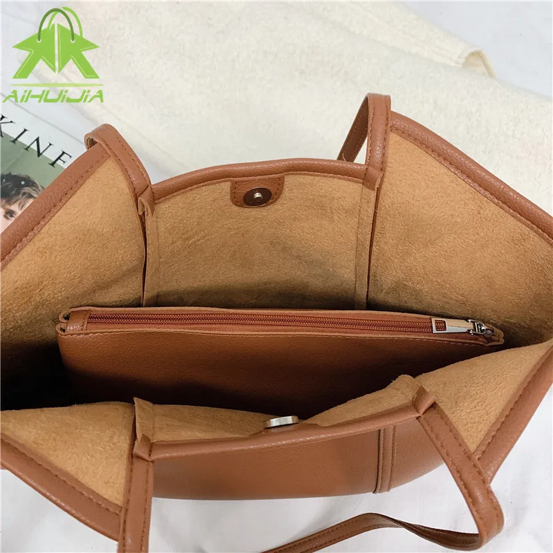 Pure Color Large Capacity Shoulder Bag Casual Large Tote Female Shopping Handbag Bags for Women Ladies 2021 New Solid Bucket
Pure Color Large Capacity Shoulder Bag Casual Large Tote Female Shopping Handbag Bags for Women Ladies 2021 New Solid Bucket