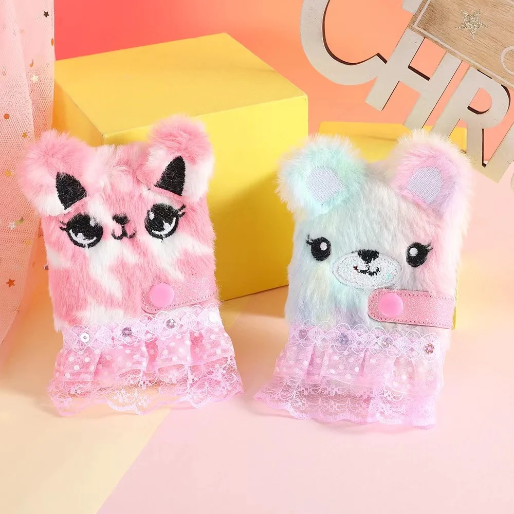 Kawaii Cat Plush Notebook Girls Pendant Keychain Furry Cats Journal Daily Planner Notepad School Stationery Korean Handbook
Kawaii Cat Plush Notebook Girls Pendant Keychain Furry Cats Journal Daily Planner Notepad School Stationery Korean Handbook