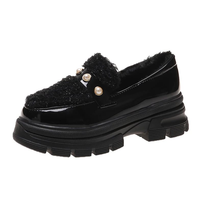 Shoes Woman Flats All-Match Loafers With Fur Modis Clogs Platform Casual Female Sneakers Round Toe Dress Slip-on 2021 Creepers R
Shoes Woman Flats All-Match Loafers With Fur Modis Clogs Platform Casual Female Sneakers Round Toe Dress Slip-on 2021 Creepers R
