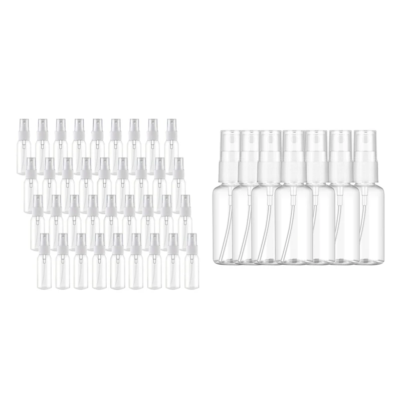 86 Pcs Transparent Plastic Perfume Atomizer Small MIni Empty Spray Refillable Bottle, 36 Pcs 30Ml & 50 Pcs 60 Ml
86 Pcs Transparent Plastic Perfume Atomizer Small MIni Empty Spray Refillable Bottle, 36 Pcs 30Ml & 50 Pcs 60 Ml