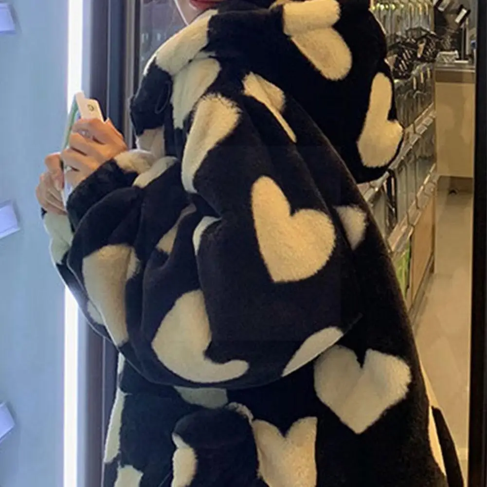 New Hooded Plush Coat Rabbit Fur Love Lamb Fur Coat Faux Women's Jackets Rabbit Loose Clothes Winter Coat Loose Women Fur W Y3E5
New Hooded Plush Coat Rabbit Fur Love Lamb Fur Coat Faux Women's Jackets Rabbit Loose Clothes Winter Coat Loose Women Fur W Y3E5