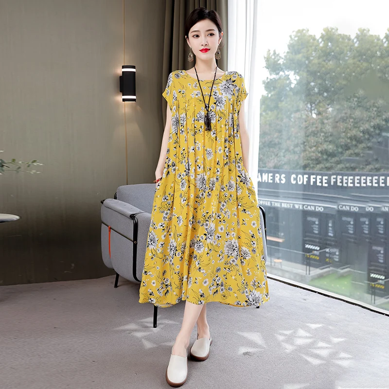 cotton vintage floral plus size women dress casual loose long summer dress elegant clothes 2021 ladies dresses sundress
cotton vintage floral plus size women dress casual loose long summer dress elegant clothes 2021 ladies dresses sundress
