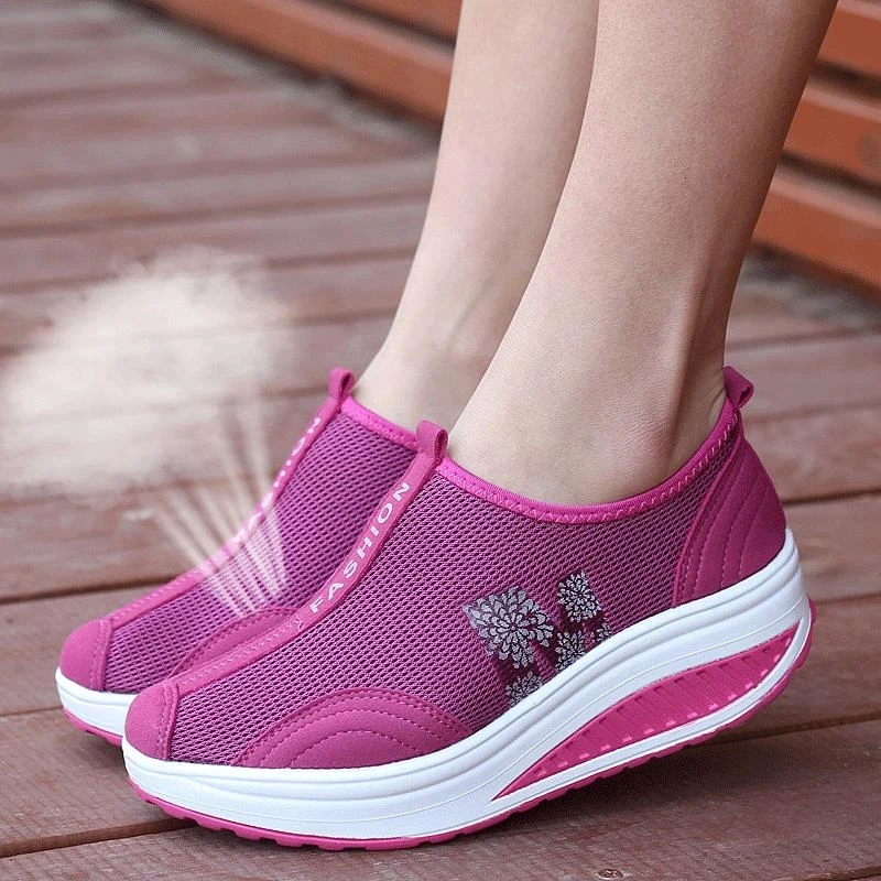 Women Toning Shoes Breathable Mesh Swing Shoes Slip-on Rocking Shoes Sock Fitness Sneakers Black High Heels Women Sports Shoes
Women Toning Shoes Breathable Mesh Swing Shoes Slip-on Rocking Shoes Sock Fitness Sneakers Black High Heels Women Sports Shoes