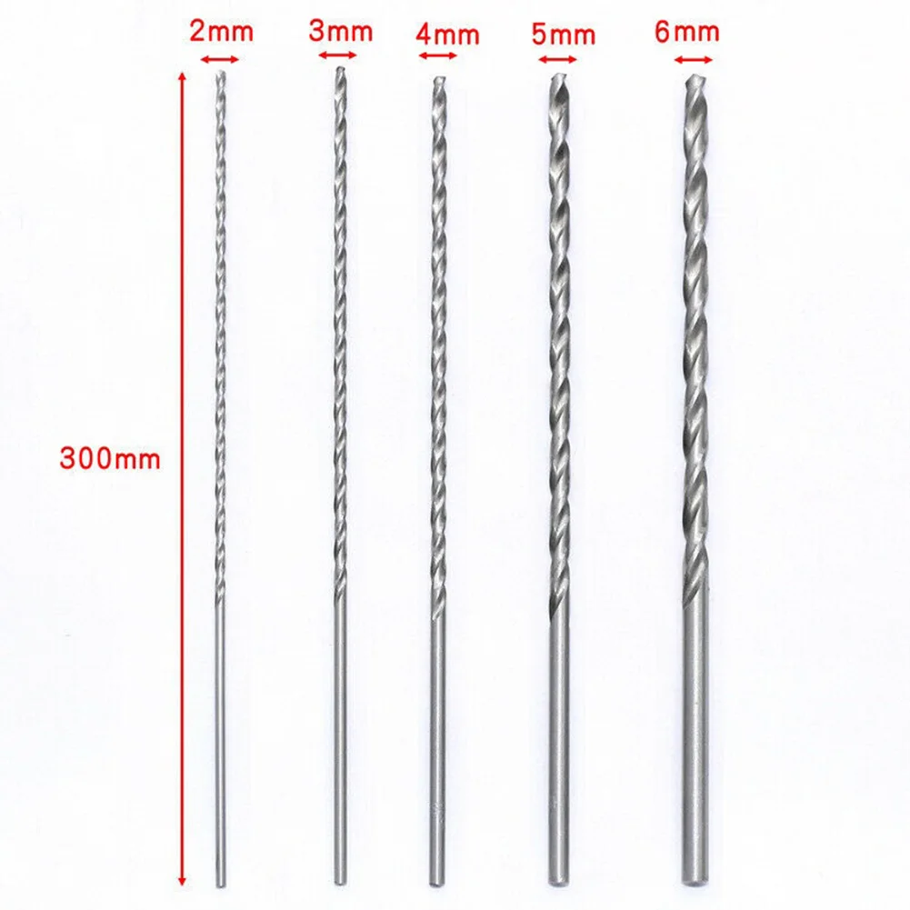 5Pcs 300mm 2/3/4/5/6mm High Speed Steel Extra Long Drill Bit Set Metal Multi Tools Power Tool Accessory
5Pcs 300mm 2/3/4/5/6mm High Speed Steel Extra Long Drill Bit Set Metal Multi Tools Power Tool Accessory