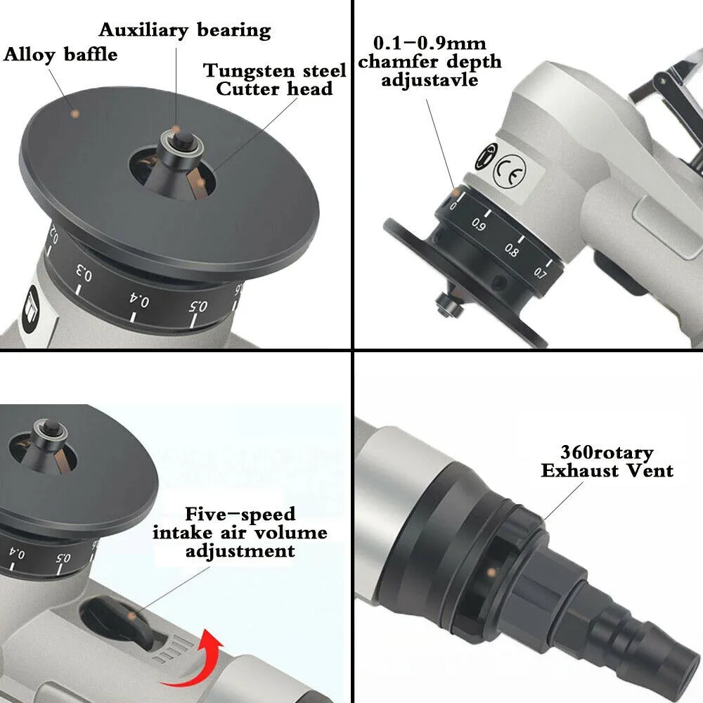 Mini Chamfering Machine Metal Arc Burr Trimming Handheld Pneumatic Tool Fixing Screws Are Stable And Not Easy To Fall Off
Mini Chamfering Machine Metal Arc Burr Trimming Handheld Pneumatic Tool Fixing Screws Are Stable And Not Easy To Fall Off