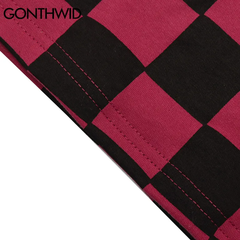 GONTHWID Long Sleeve Tshirts Harajuku Plaid Letter Print Tshirt Streetwear Hip Hop Fashion Outerwear Loose Casual Cotton Tops
GONTHWID Long Sleeve Tshirts Harajuku Plaid Letter Print Tshirt Streetwear Hip Hop Fashion Outerwear Loose Casual Cotton Tops