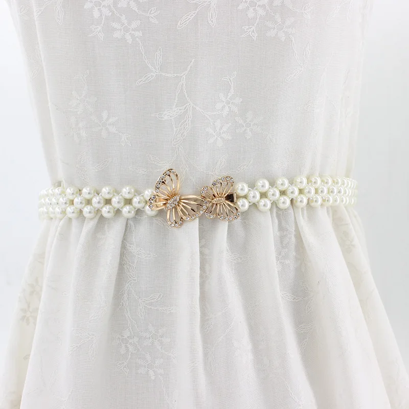 Dress decorative elastic waist seal rhinestone pearl fashion elastic waistband ladies waist chain Wedding dress belt
Dress decorative elastic waist seal rhinestone pearl fashion elastic waistband ladies waist chain Wedding dress belt