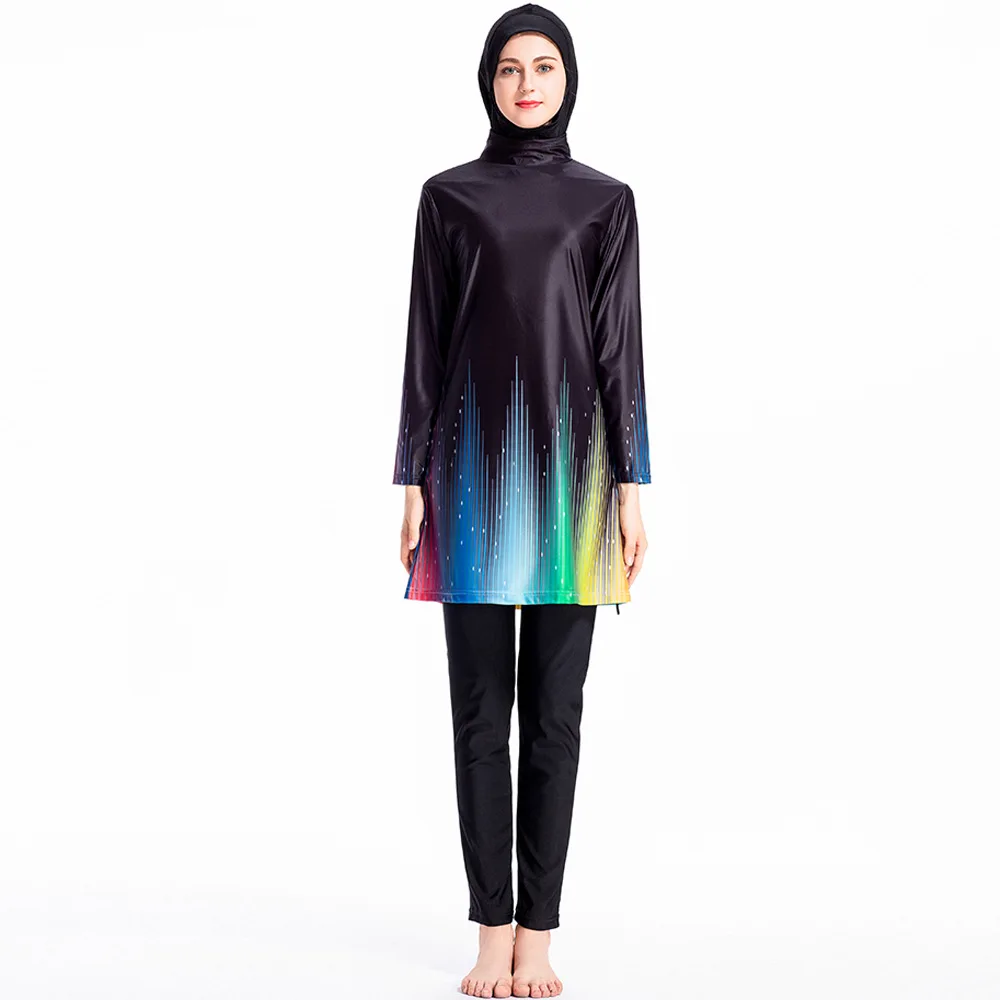 Muslim Swimwear Islamic Women Full Coverage Beach Sun Protection Sports Suits Bathing Suit Swim Surf Wear Swimsuit 3 Pieces Sets
Muslim Swimwear Islamic Women Full Coverage Beach Sun Protection Sports Suits Bathing Suit Swim Surf Wear Swimsuit 3 Pieces Sets