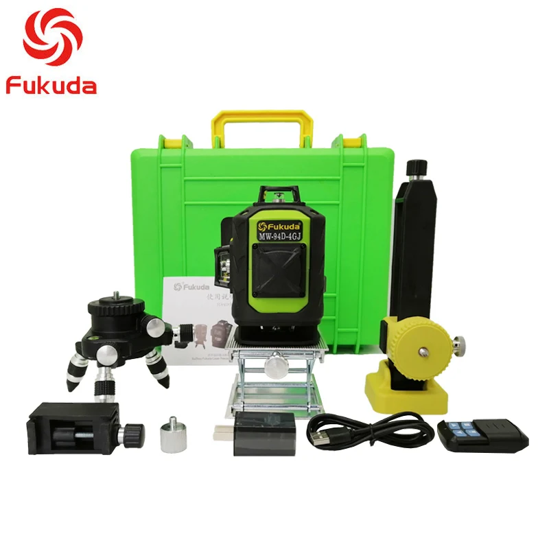 2021 Fukuda 4D laser level 16 lines green laser level Automatic Self Leveling 360 Vertical&Horizontal Tilt & Outdoor Mode
2021 Fukuda 4D laser level 16 lines green laser level Automatic Self Leveling 360 Vertical&Horizontal Tilt & Outdoor Mode