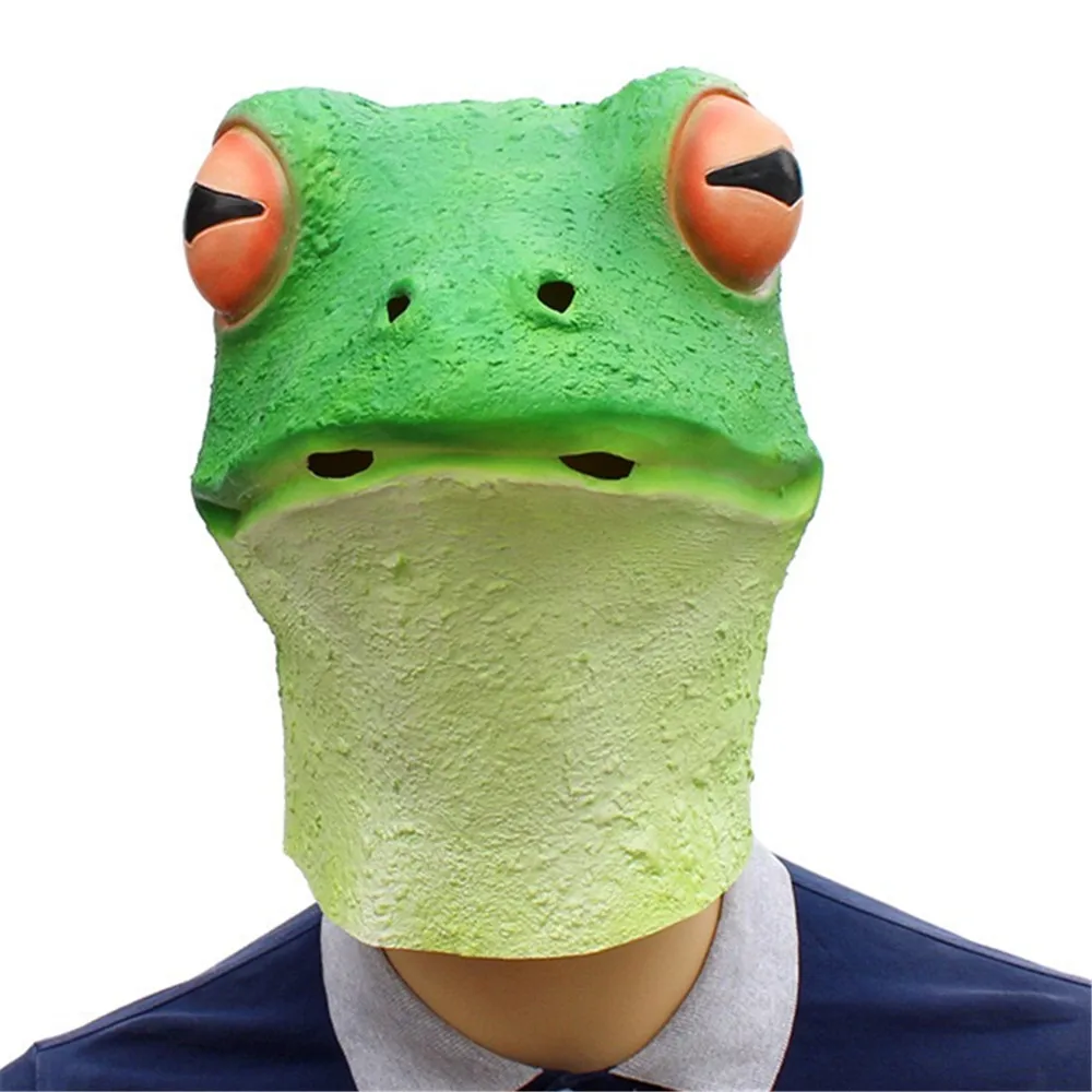 Animal World Frog Prince Latex Mask Masquerade Halloween Full Face Mask Toy New Year Party Decoration Fun Headdress
Animal World Frog Prince Latex Mask Masquerade Halloween Full Face Mask Toy New Year Party Decoration Fun Headdress