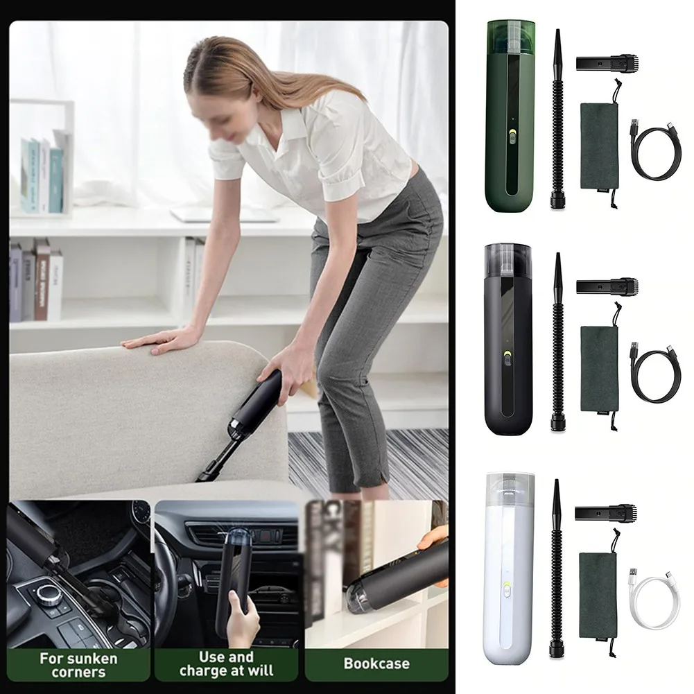 Portable Car Vacuum Cleaner Wireless Home Appliance Products Handheld Auto Vaccum Cleaner 5000Pa Suction Tool
Portable Car Vacuum Cleaner Wireless Home Appliance Products Handheld Auto Vaccum Cleaner 5000Pa Suction Tool