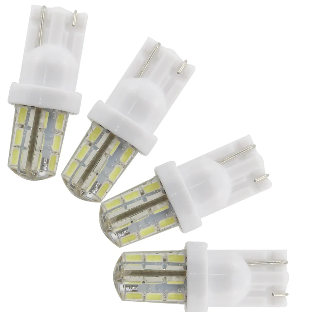 T10 силикон 3 Вт Высокая мощность 24smd3014 боковая лампа приборная лампа подсветка номерного знака аксессуары для автомобиля светодиодсветильн...
T10 силикон 3 Вт Высокая мощность 24smd3014 боковая лампа приборная лампа подсветка номерного знака аксессуары для автомобиля светодиодсветильн...