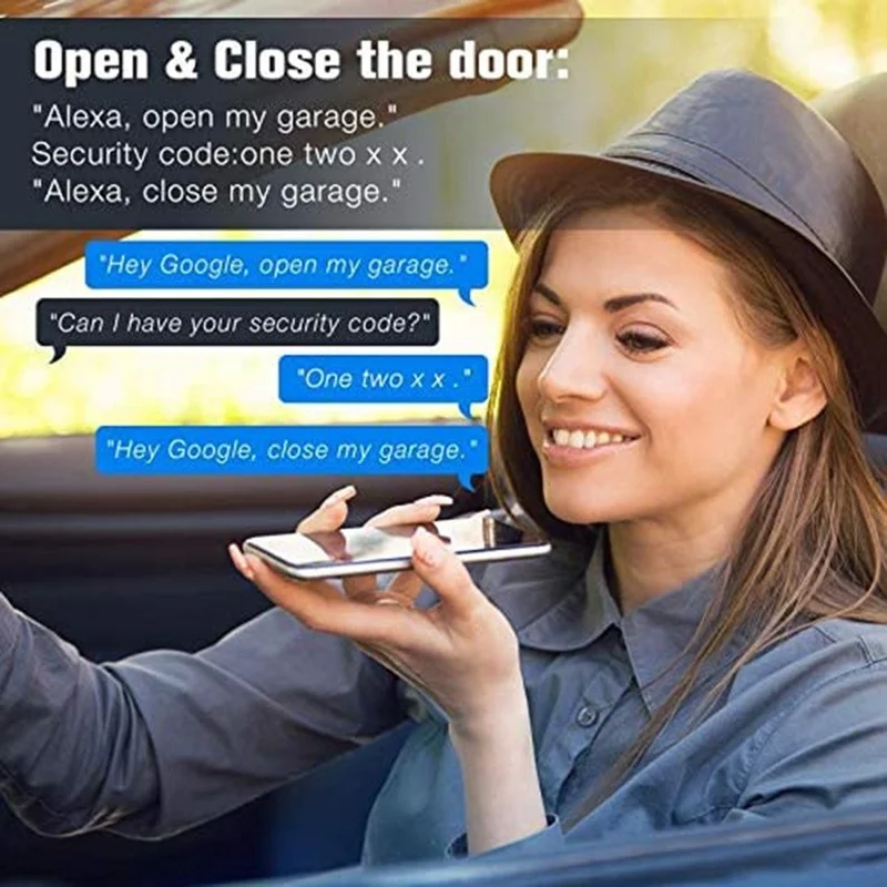 WiFi Smart Garage Door Smart Life APP Remote Control Open Close Monitor Compatible With Alexa Echo Google Home
WiFi Smart Garage Door Smart Life APP Remote Control Open Close Monitor Compatible With Alexa Echo Google Home