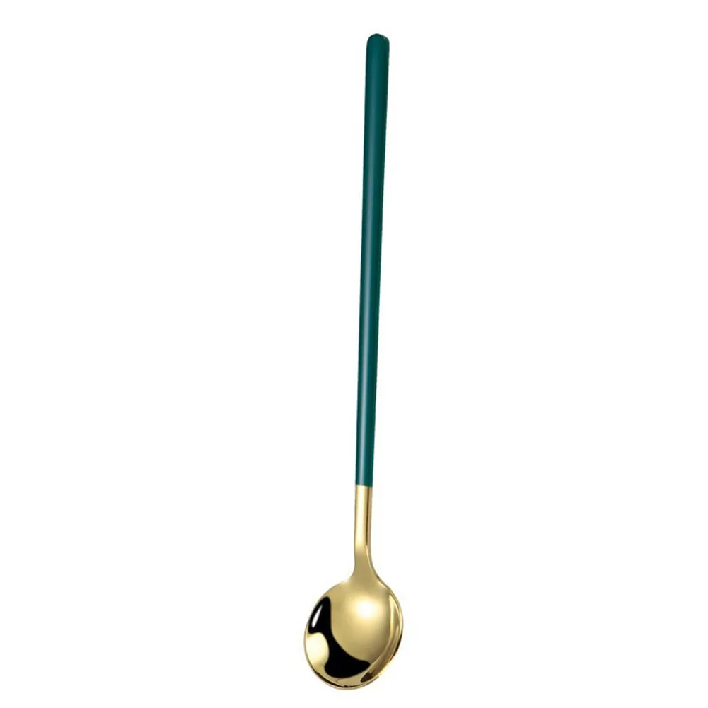 304 Stainless Steel Stirring Long Handle Coffee Spoon Round Head Ice Spoon Long Handle Tea Spoons Kitchen Tableware Supplies
304 Stainless Steel Stirring Long Handle Coffee Spoon Round Head Ice Spoon Long Handle Tea Spoons Kitchen Tableware Supplies