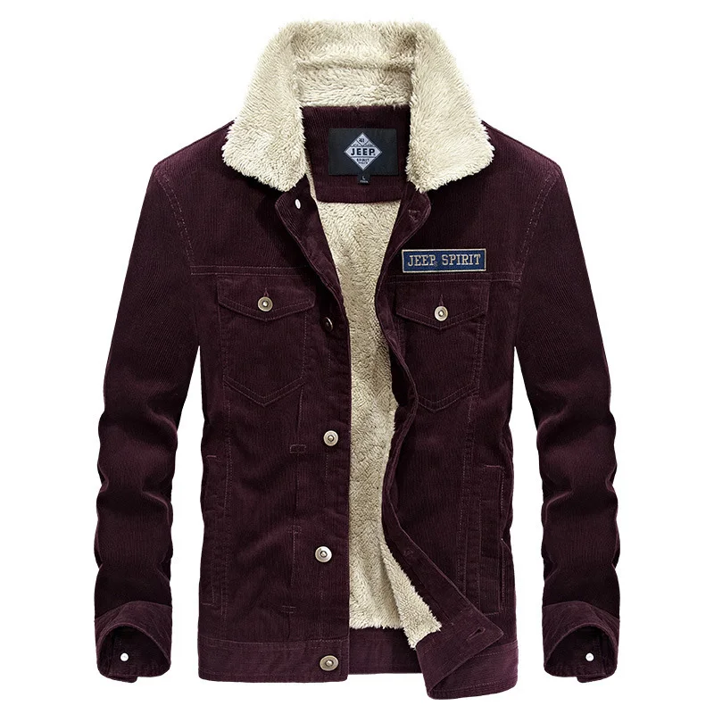 Winter Jacket Men Parkas Coat Thick Warm Wool Liner Coat Men Korean Clothes Single Breasted Windbreaker Men Corduroy Jacket
Winter Jacket Men Parkas Coat Thick Warm Wool Liner Coat Men Korean Clothes Single Breasted Windbreaker Men Corduroy Jacket