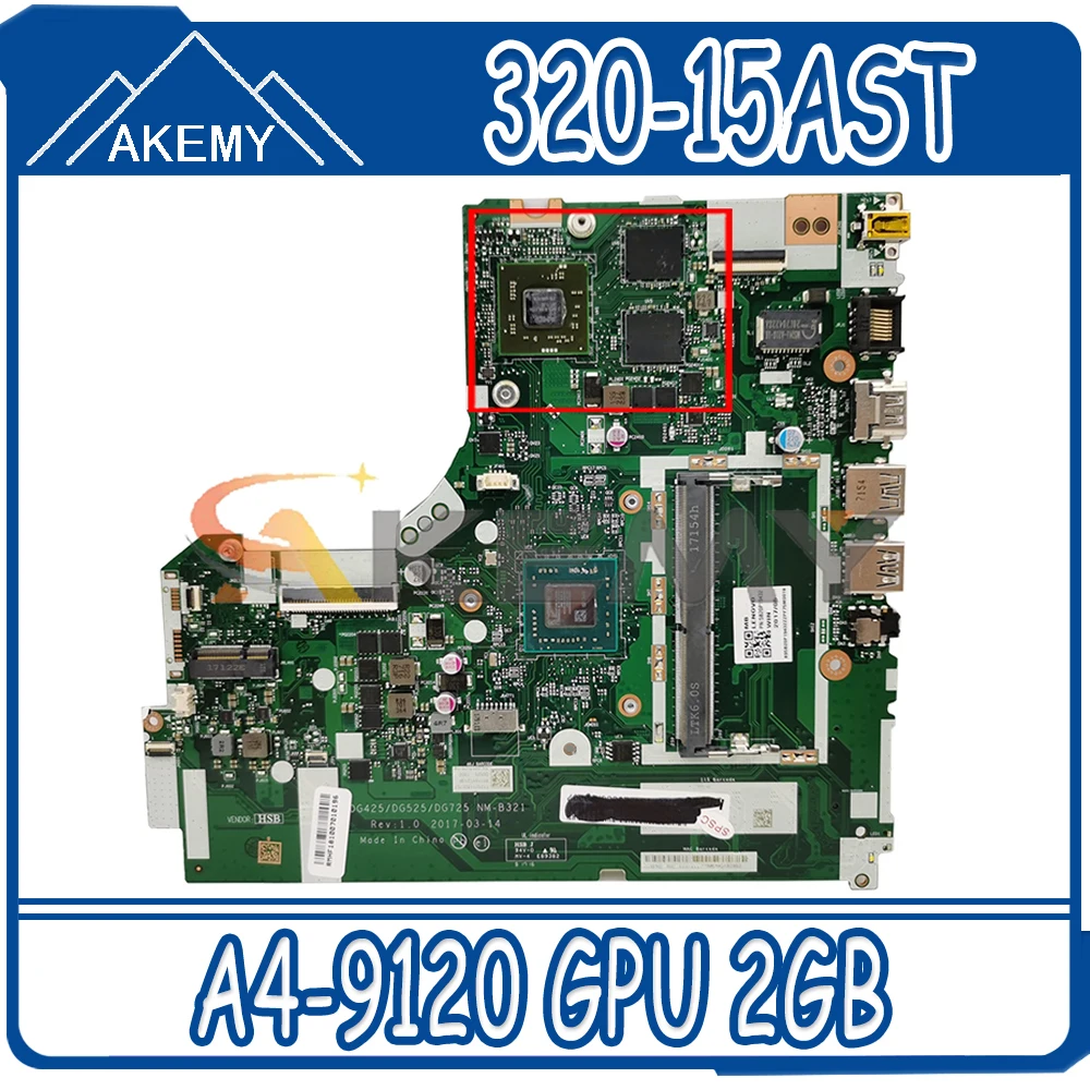 For Lenovo 320-15AST 330-15AST 320-17AST 330-17AST laptop motherboard NM-B321 with CPU A4-9120 GPU 2GB tested 100% work
For Lenovo 320-15AST 330-15AST 320-17AST 330-17AST laptop motherboard NM-B321 with CPU A4-9120 GPU 2GB tested 100% work