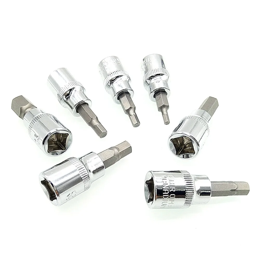7pc 3/8\\\" Square Drive Impact Hex Bit Socket Set H3 H4 H5 H6 H7 H8 H10 Screwdriver Bit Tools 3/4/5/6/7/8/10mm
7pc 3/8\\\" Square Drive Impact Hex Bit Socket Set H3 H4 H5 H6 H7 H8 H10 Screwdriver Bit Tools 3/4/5/6/7/8/10mm