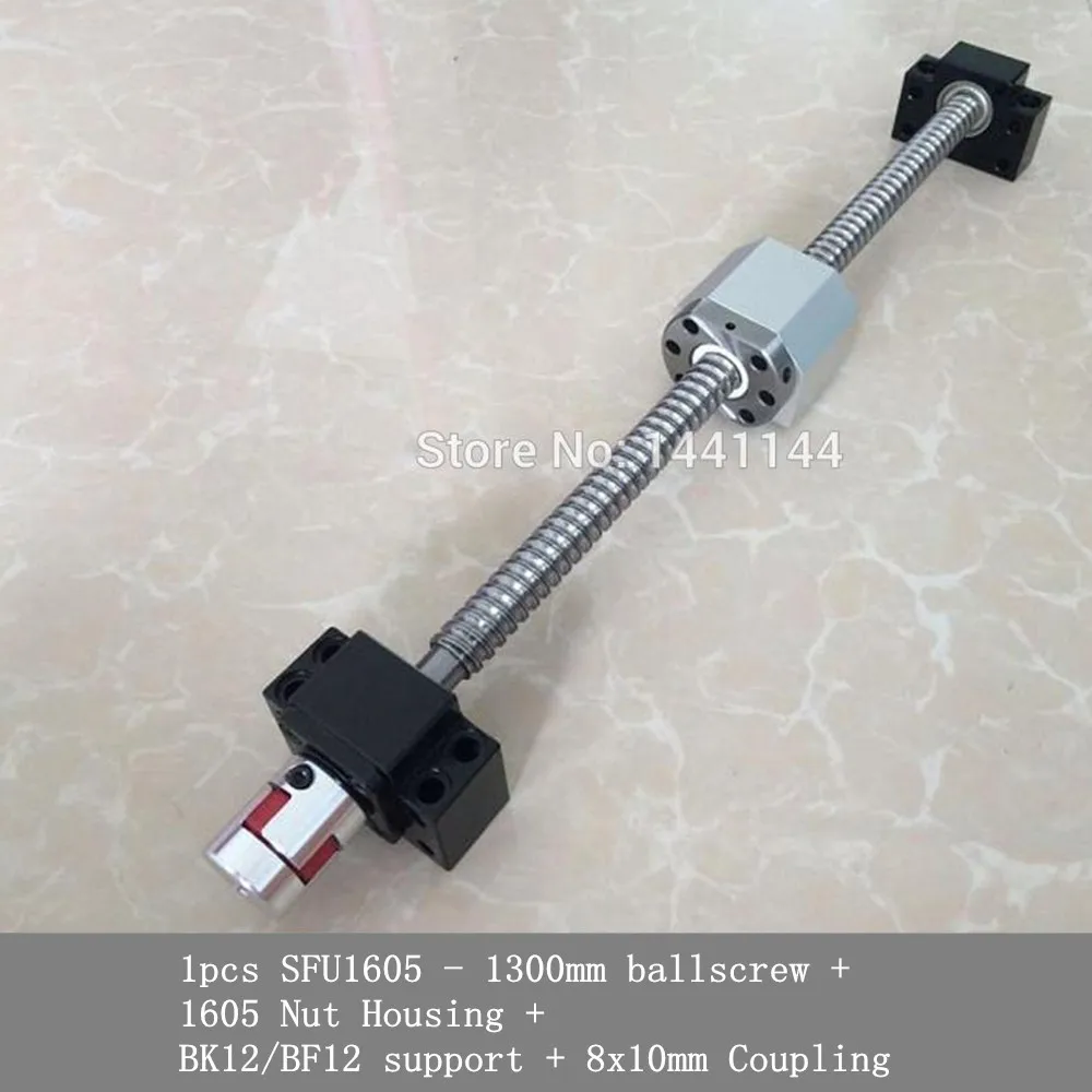 1 шт. шариковый винт SFU1605 - 1300 мм + Корпус гайки 1605 + Поддержка BK12/BF12 + муфта 8x10 мм
1 шт. шариковый винт SFU1605 - 1300 мм + Корпус гайки 1605 + Поддержка BK12/BF12 + муфта 8x10 мм