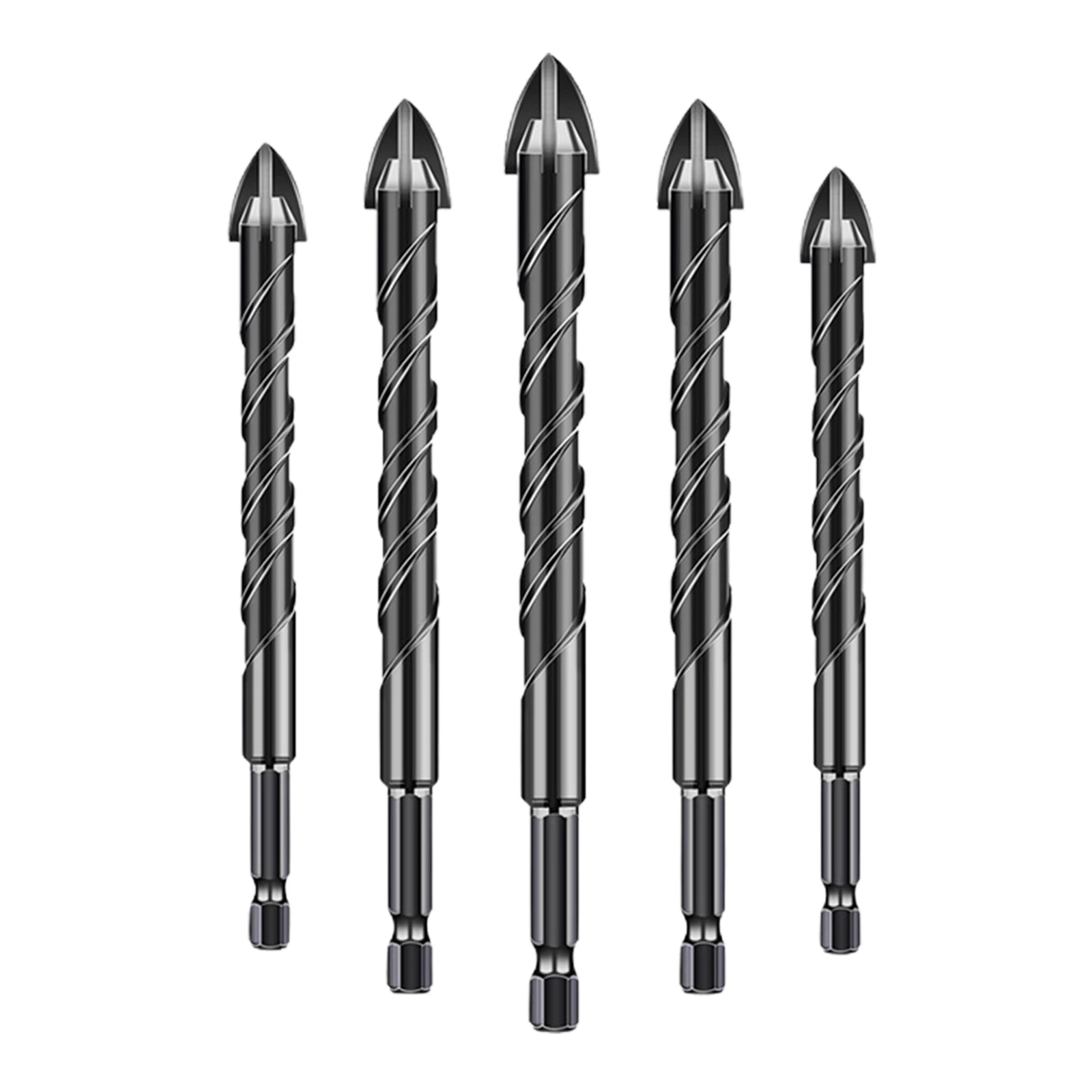 5pcs Cross Hexagon Handles Drill Bit Brick Wall Cement Ceramic Glass Drilling Triangle Drill 5 6 8 10 12mm Power Tool Accessory
5pcs Cross Hexagon Handles Drill Bit Brick Wall Cement Ceramic Glass Drilling Triangle Drill 5 6 8 10 12mm Power Tool Accessory