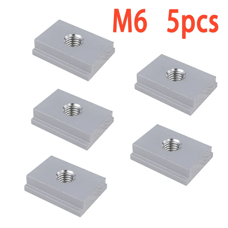 5pcs M6 M8 Screw Slot Fasteners T-track Sliding Aluminum Alloy Nut T Slot Woodworking Tool Screw Jigs Fastener Accessories
5pcs M6 M8 Screw Slot Fasteners T-track Sliding Aluminum Alloy Nut T Slot Woodworking Tool Screw Jigs Fastener Accessories