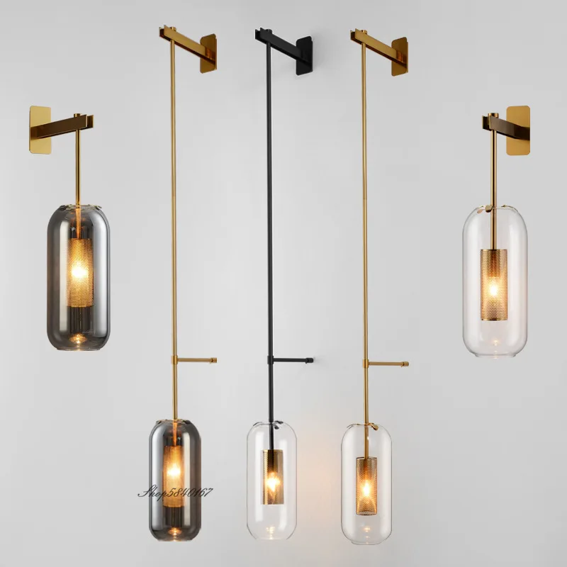 Postmodern Led Wall Lights Gray Glass Sconce Wall Lamp Light for Living Room Bedroom Decor Beside Lamp E14 Mirror Light Fixture
Postmodern Led Wall Lights Gray Glass Sconce Wall Lamp Light for Living Room Bedroom Decor Beside Lamp E14 Mirror Light Fixture